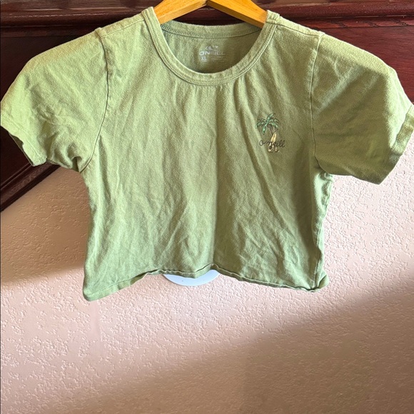 O’Neill Girls Size XL Green Graphic Kids VW Volkswagen Surf Beach T-Shirt Tee - Picture 4 of 7